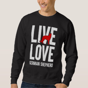 Sudadera Gráfica divertida de pastoras alemanas amantes de