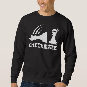Sudadera Gráfica divertida del ajedrez Ninja Master Checkma