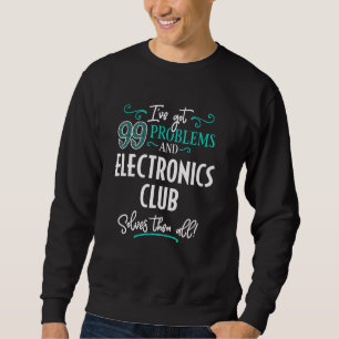 Sudadera Gráfica divertida del Club de Electrónica - Tengo 
