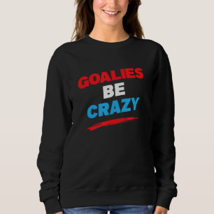 Sudadera Gráfica divertida del fútbol o del hockey Goalie