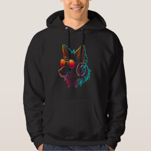 Sudadera Gráfica divertida para audífonos de Fox Animal Cut