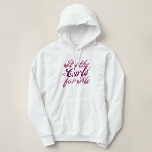 Sudadera gráfica "Es el rizo para mí"