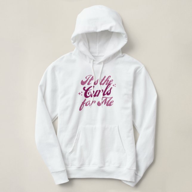 Sudadera gráfica "Es el rizo para mí" (Diseño del anverso)