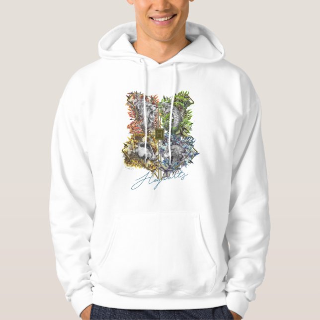 Sudadera Gráfica floral de la insignia HOGWARTS™ (Anverso)