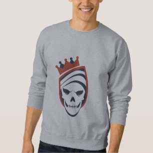 Sudadera gráfica para hombre Royal Skull Shield