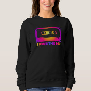 Sudadera Gráfica pop de cassette divertida de 90 para hipst