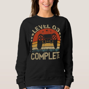 Sudadera Gráfica Retro Gamer Retro Completa de Nivel 3 Anni