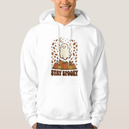 Sudadera Gráfica Retro Groovy Fantasma Halloween