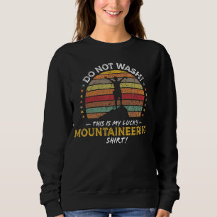 Sudadera Gráfica retro vintage de curiosa cita del montañis