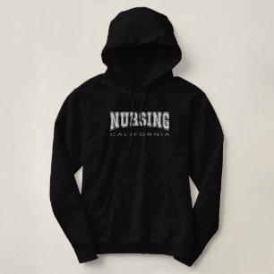 Sudadera gráfico blanco de enfermería CALIFORNIA