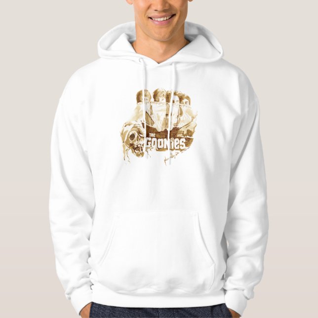 Sudadera Gráfico de acuarela del barco pirata Goonies (Anverso)