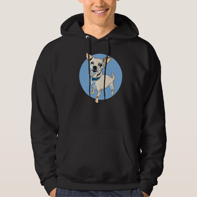 Sudadera Gráfico de arte pop Chihuahua Perro (Anverso)