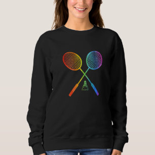 Sudadera Gráfico de bádminton Jugador de bádminton Volante 