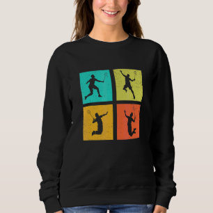 Sudadera Gráfico de bádminton Jugador de bádminton Volante 