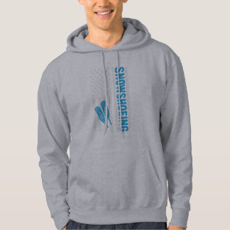 Sudadera Gráfico de bandera para raquetas de nieve