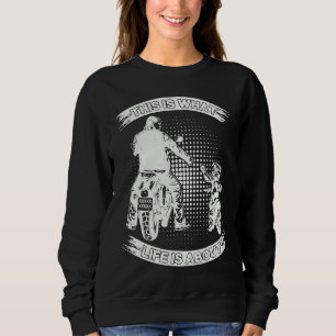 Sudadera Gráfico de bicicleta de tierra Talla grande Motocr
