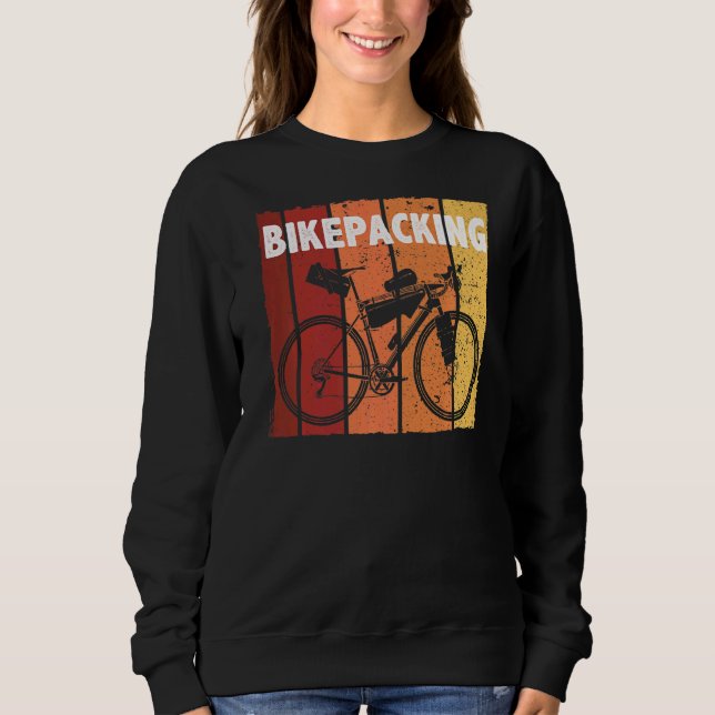 Sudadera Gráfico de Bikepacking Vintage (Anverso)
