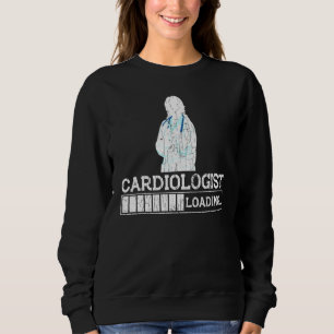 Sudadera Gráfico de carga de cardiólogo de cardiología