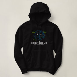 Sudadera Gráfico de codificación de circuito cerebral de te