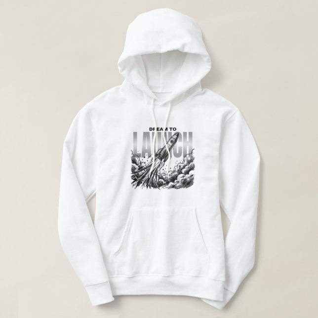 Sudadera Gráfico de Cohete | Exploración Espacial (Diseño del anverso)