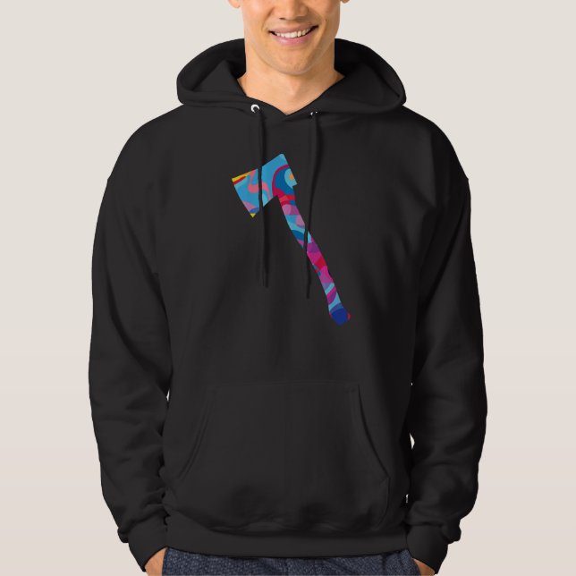 Sudadera Gráfico de color Ax Ax (Anverso)