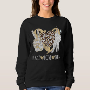 Sudadera Gráfico de Dentista dental de amor por la paz