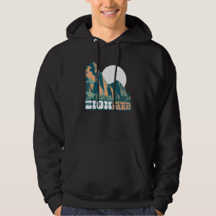 Sudadera Gráfico de estilo de cartel WPA del Parque Naciona
