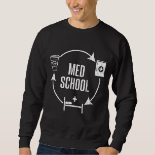 Sudadera Gráfico de estudiantes Médicas de medicina de cicl