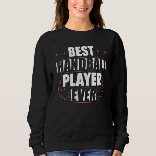 Sudadera Gráfico de fanático de balonmano chicas mujeres ni