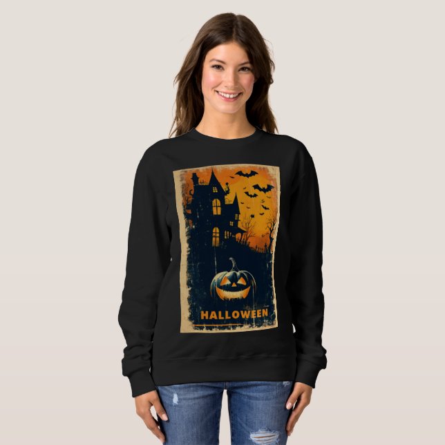Sudadera Gráfico de Halloween: edición limitada de arte (Anverso completo)