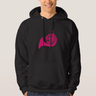 Sudadera Gráfico de instrumentos del Cuerno de Francia rosa