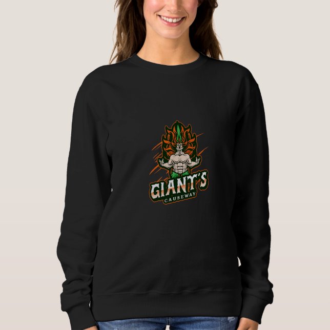 Sudadera Gráfico de la Calzada del Gigante   (Anverso)