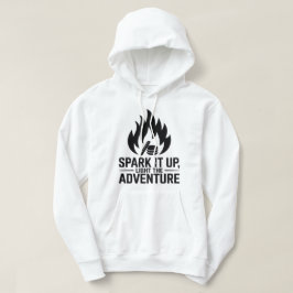 Sudadera Gráfico de la llama de la leña al aire libre Adven