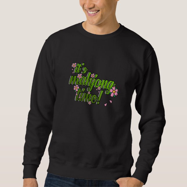 Sudadera Gráfico de los juegos de Mahjong Time Game (Anverso)