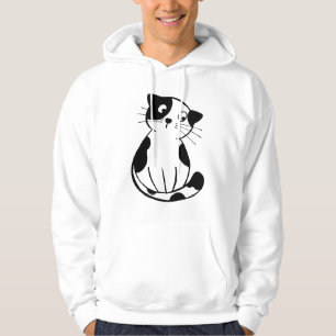 Sudadera Gráfico de marca de gato lindo y llamativo creado