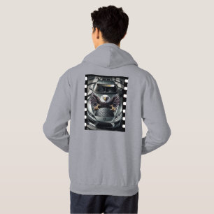 Sudadera Gráfico de marco de película de neumático de agarr