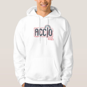 Sudadera Gráfico de ortografía de Red Art Deco ACCIO™