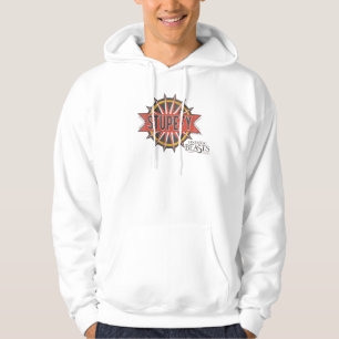Sudadera Gráfico de ortografía rojo y dorado Stupefy Spel