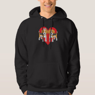 Sudadera Gráfico de Perro Beagle Heart Beagle