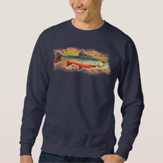 Sudadera Gráfico de pesca de trucha rota