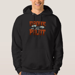 Sudadera Gráfico de piloto de dron volador quadcopter pilot