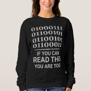 Sudadera Gráfico de programación de programadores de comput
