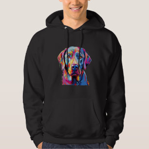 Sudadera Gráfico de retrato de recuperador de labrador colo