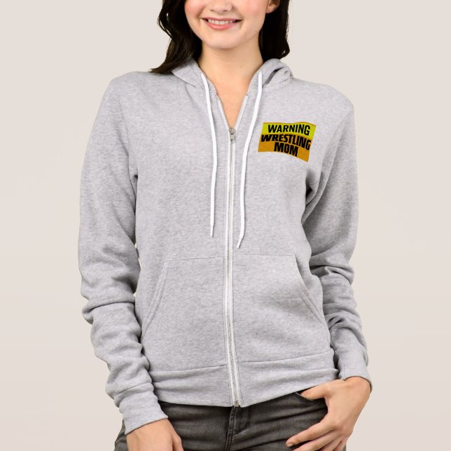 Sudadera Gráfico de Señal de Deportes de Mamá de Lucha Libr (Anverso)
