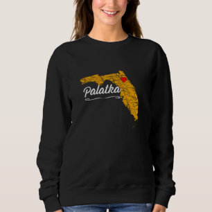 Sudadera Gráfico De Souvenir De La Ciudad De Palatka Florid