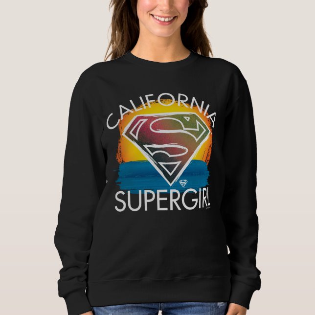 Sudadera Gráfico de Sunset de Supergirl de California (Anverso)
