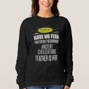 Sudadera Gráfico de superhéroes del maestro de las civiliza