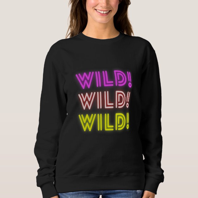 Sudadera Gráfico de Tee salvaje brillante superior (Anverso)