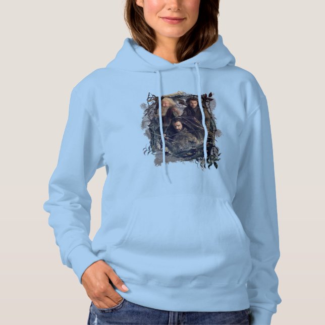 Sudadera Gráfico de Thorin, Kili y Balin (Anverso)