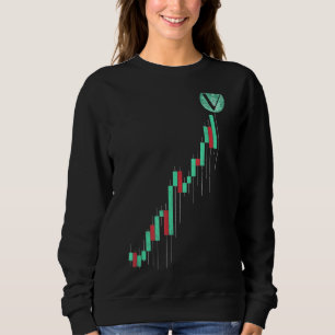 Sudadera Gráfico De Valores Vintage Moneda Vechain Vet A La